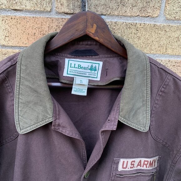Vintage 1994 L.L. Bean Embroidered U.S Army Jacket XXL - Picture 5 of 9